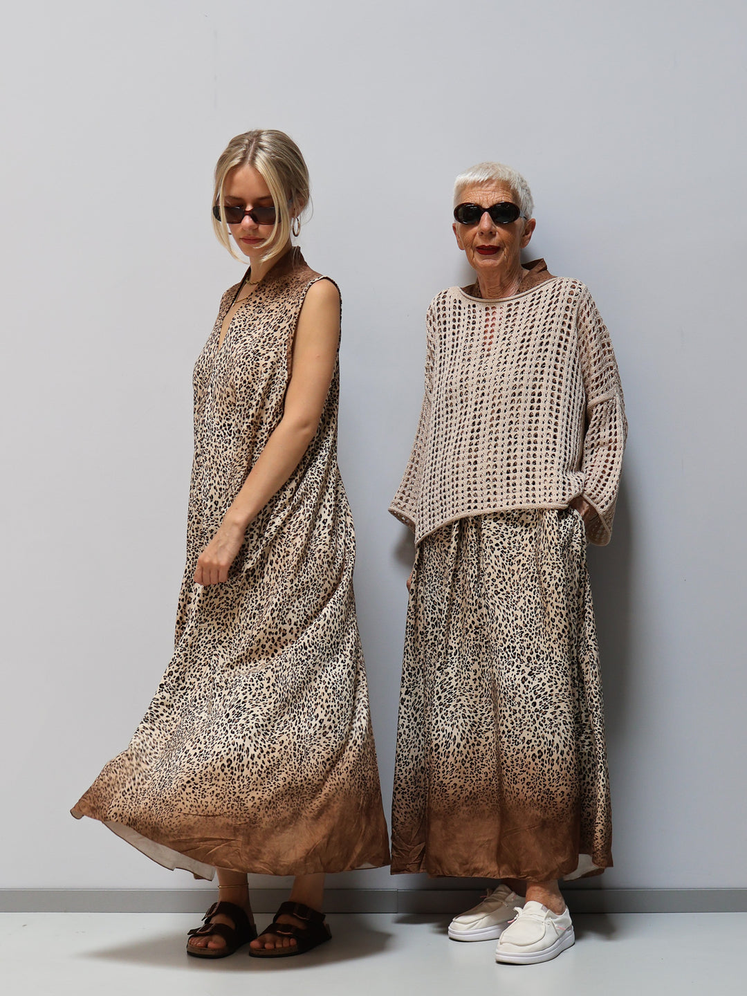 Kleid Leoparden Muster