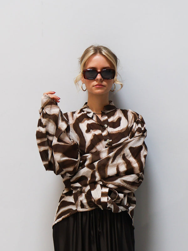 Blouse Greta brown
