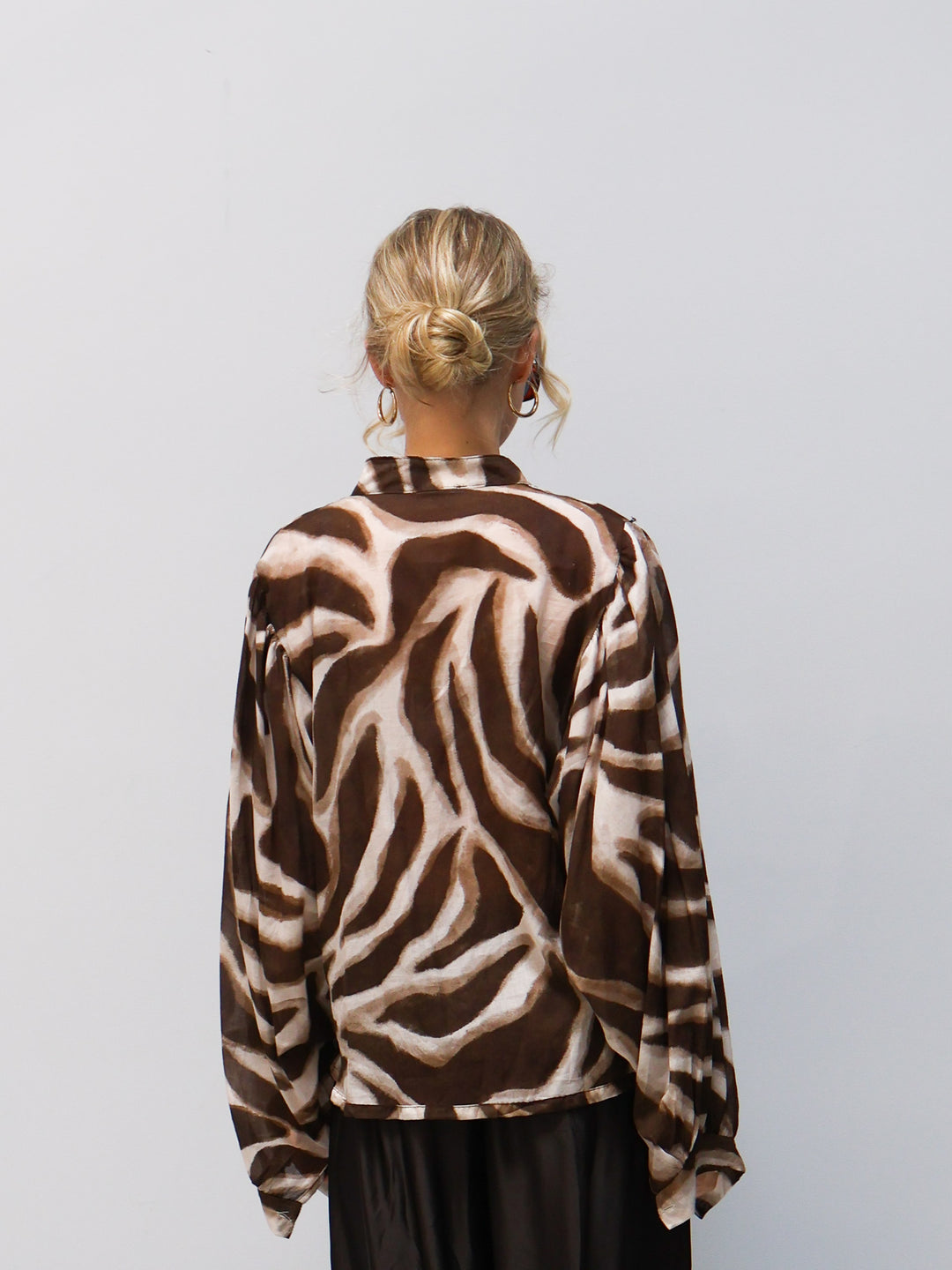 Bluse Greta braun