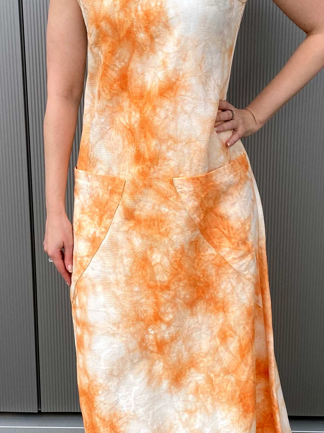 Kleid Orange
