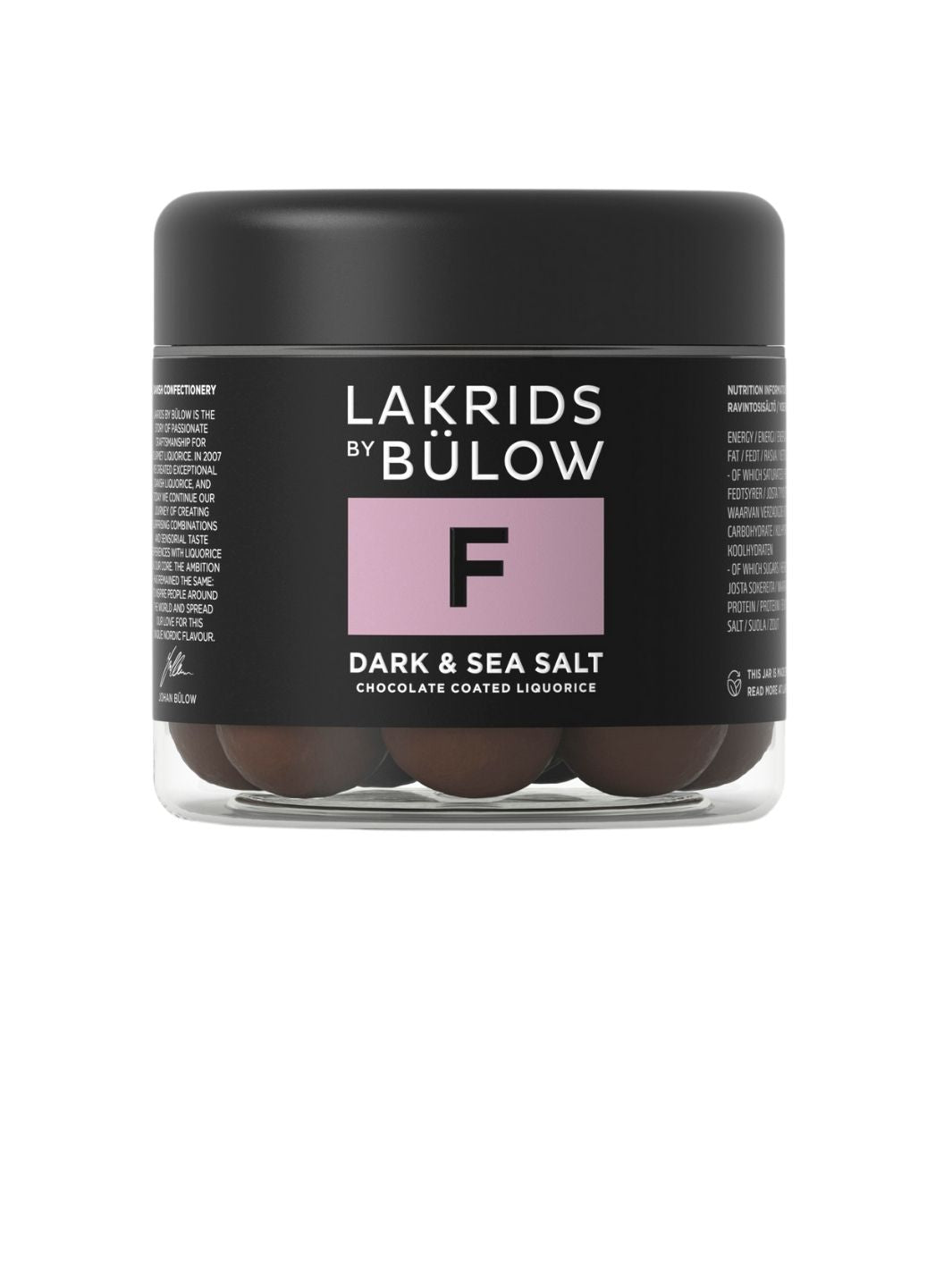 Lakrids by Bülow: F - DARK & SEA SALT